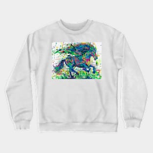 WATERCOLOR HORSE .3 Crewneck Sweatshirt